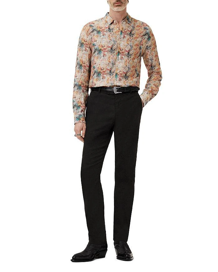 John Varvatos Luca Regular Fit Linen Shirt 2