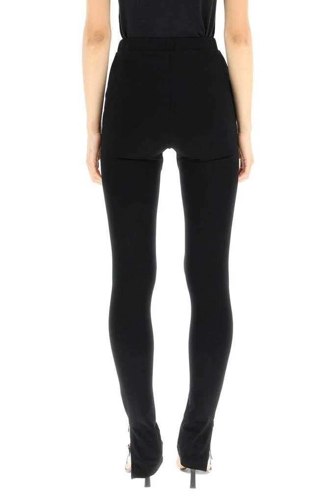 Totême Toteme leggings with zip cuffs 3