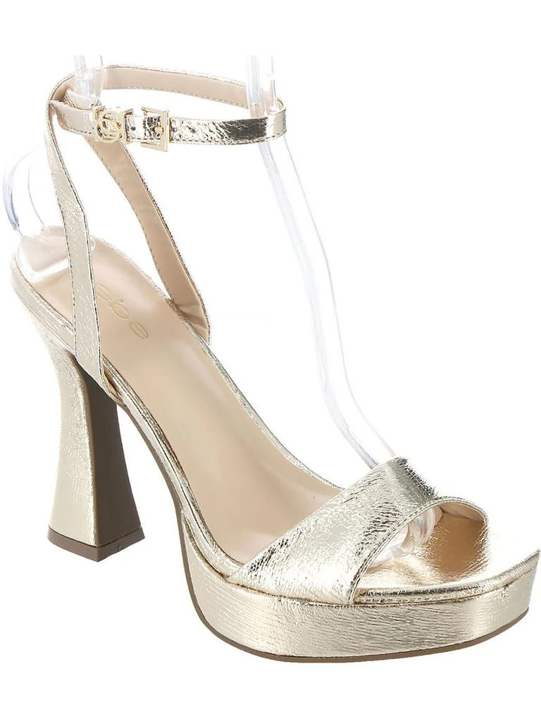 Bebe Lera Womens Ankle Strap Heeled Heels 1