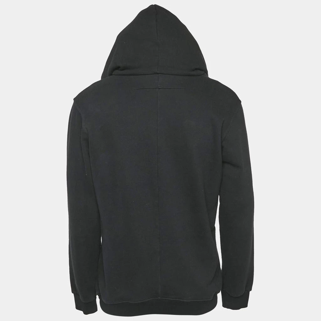 Givenchy Givenchy Black Printed Cotton Hooded Sweatshirt M 2