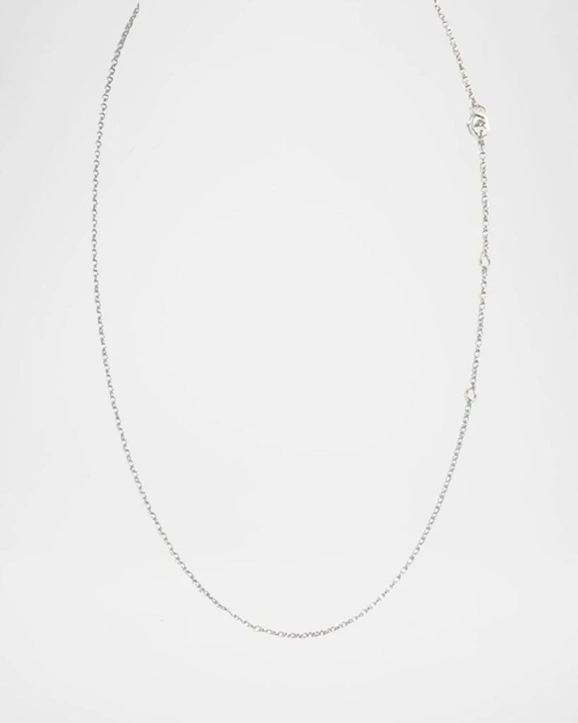 Tamara Comolli 18k White Gold 2.0mm Belcher Chain Necklace