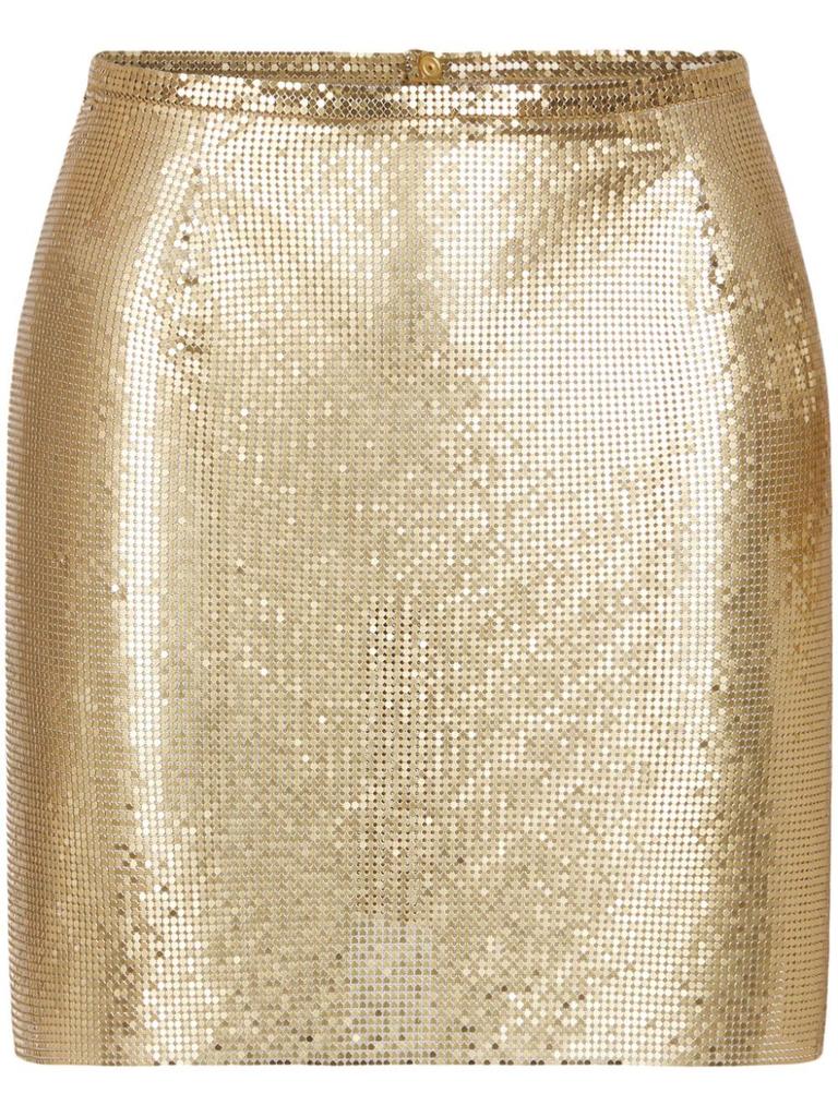 ミニスカート Rabanne JUPE MINI MESH PRINTED RECTO VERSO Paco Rabanne JUPE MINI MESH PRINTED RECTO VERSO - Dresses