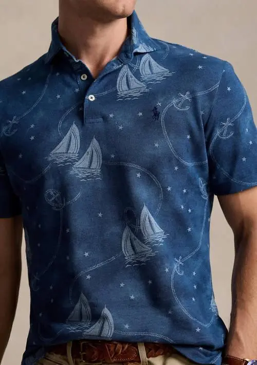Ralph Lauren Classic Fit Nautical Mesh Polo Shirt 2