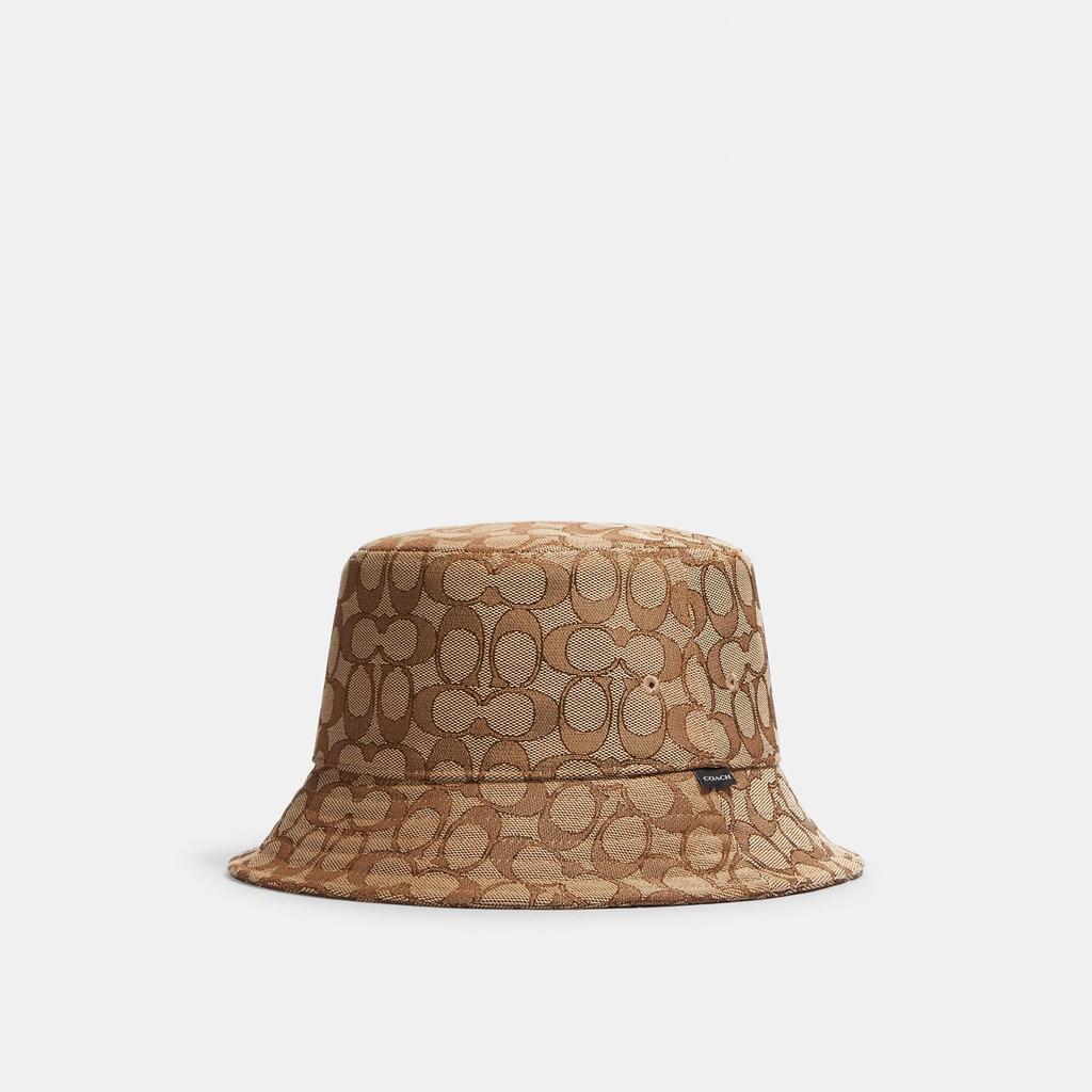 Coach Outlet Coach Outlet Signature Jacquard Bucket Hat