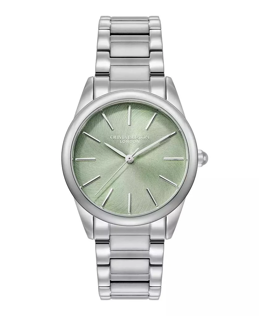 Olivia Burton Women's Glowful Silver Tone Stainless Steel Bracelet Watch 1