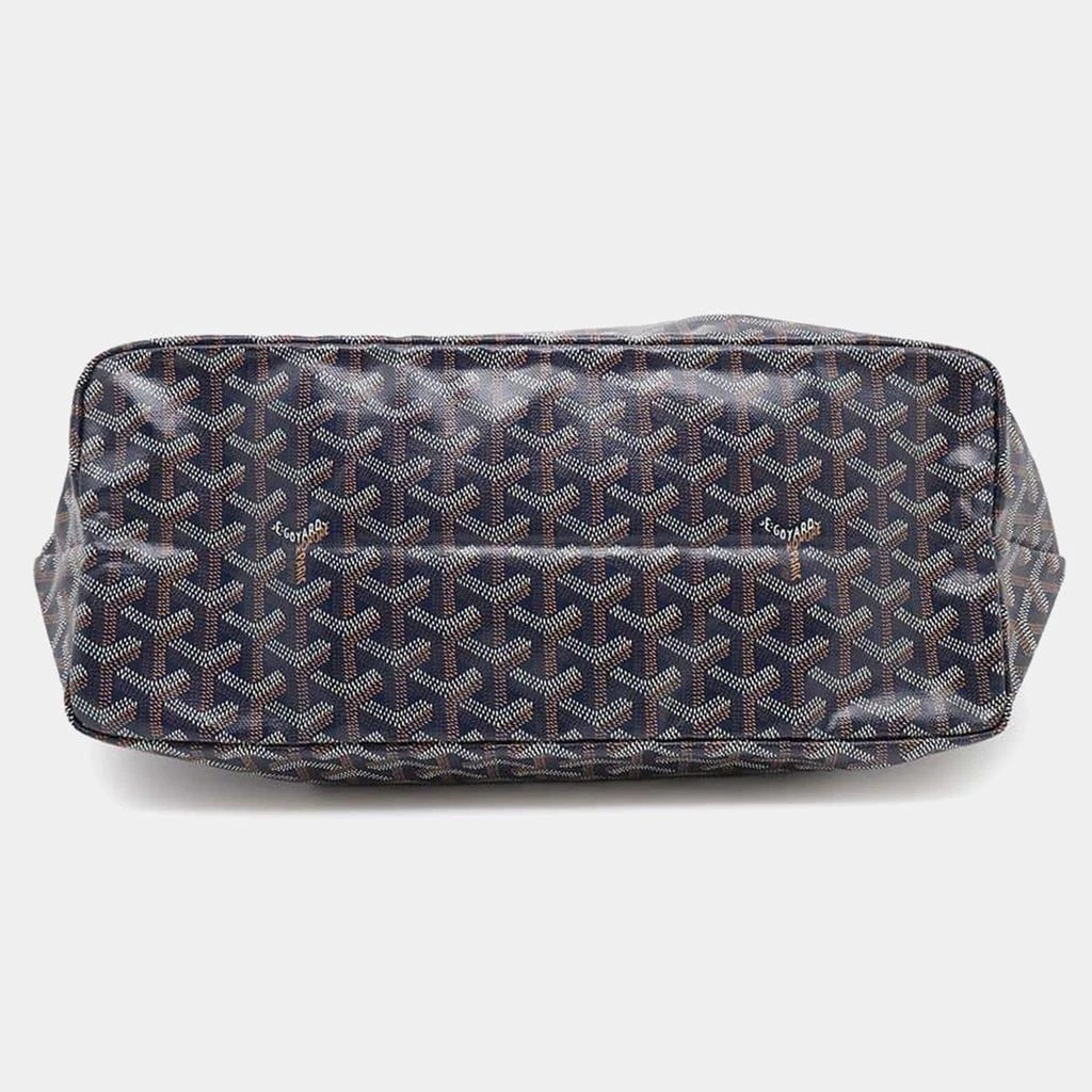 Goyard Goyard Navy Blue Canvas Leather Saint Louis PM Bag 4