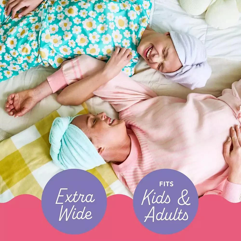 Turbie Twist 4-Pack Cotton Headbands – Extra-Wide, Comfy, All Hair Types, Classics 6