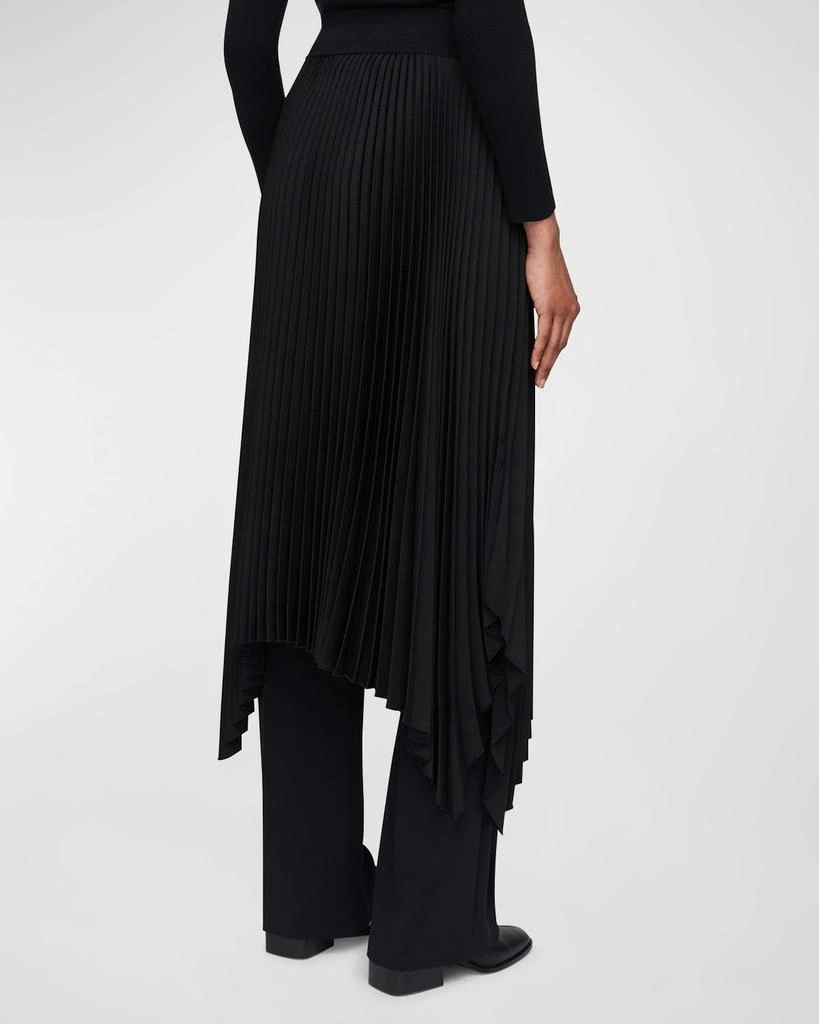 Joseph Ade Pleated Handkerchief Midi Skirt 4