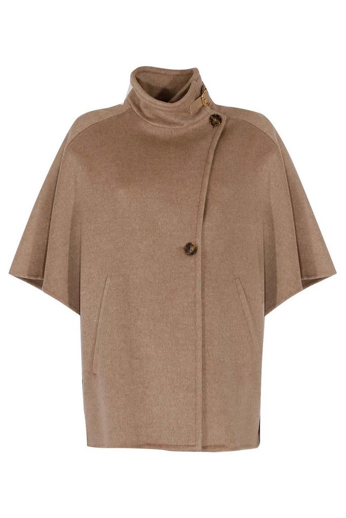 Max Mara Max Mara Derrik High Neck Cape - Jackets - Free