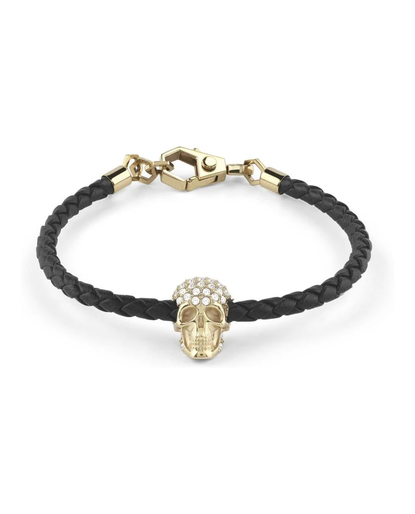 Philipp Plein Plein Enigma Crystal Calf Leather Bracelet