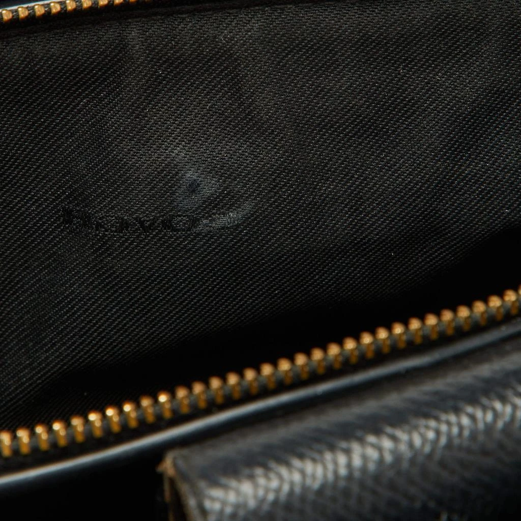 Coach Coach Black Leather Turnlock Carryall 29 Satchel 10