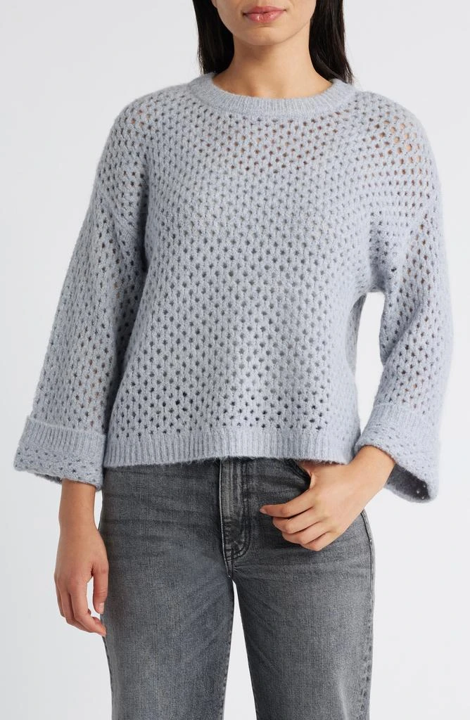 Wit & Wisdom Open Stitch Cuffed Sweater 1