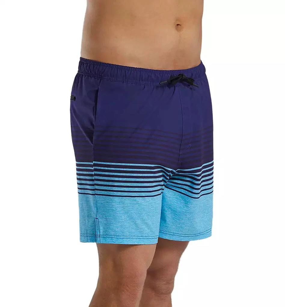 TYR Men's Skua Color Block Performance 7" Volley Shorts 5