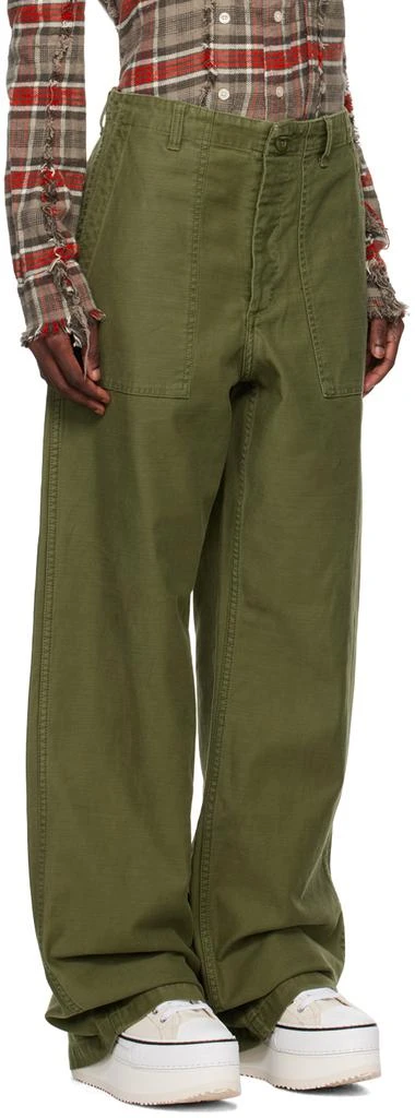R13 Khaki Utility Trousers 2