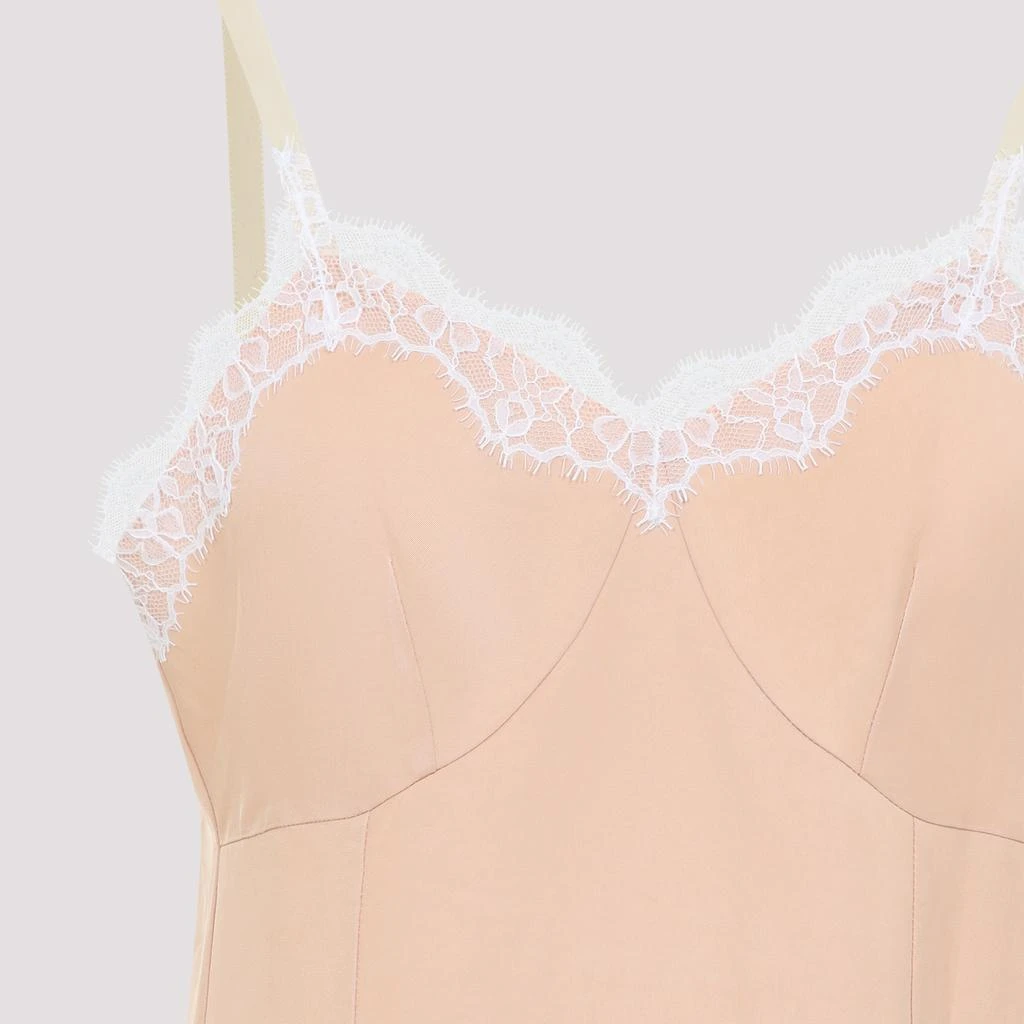 Carven LINGERIE VISCOSE MIDI DRESS 4