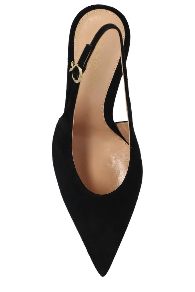 Gianvito Rossi Gianvito Rossi Robbie Pointed Toe Slingback Pumps 4