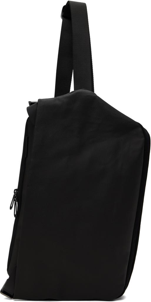 Côte & Ciel Black Riss Coated Canvas Document Holder