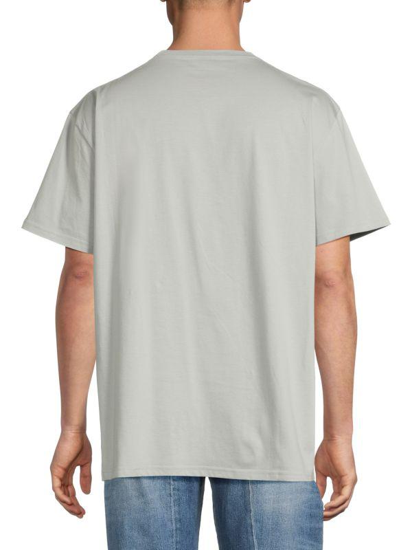 McQueen Graffiti Logo Cotton T-Shirt