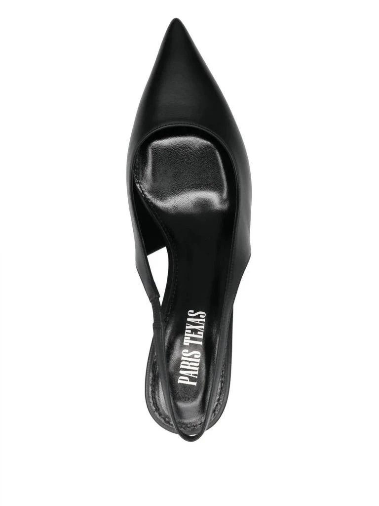 Paris Texas Paris Texas - Women's Lidia Slingback Pointed-toe Pin Heels 4