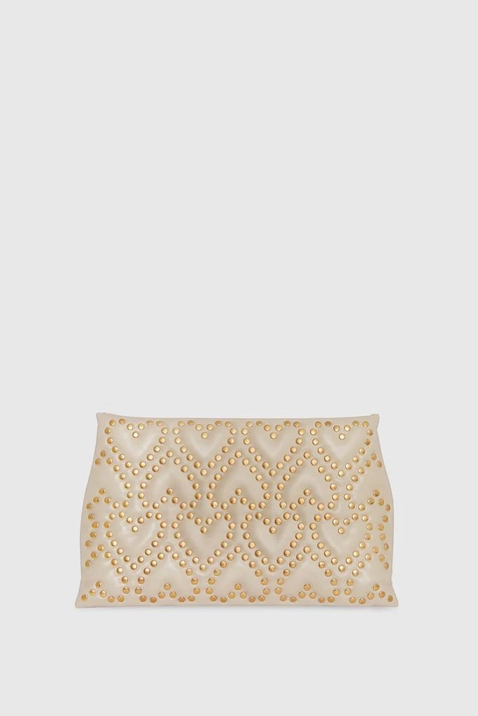Rebecca Minkoff Heart Stud Quilt Pillow Clutch 1