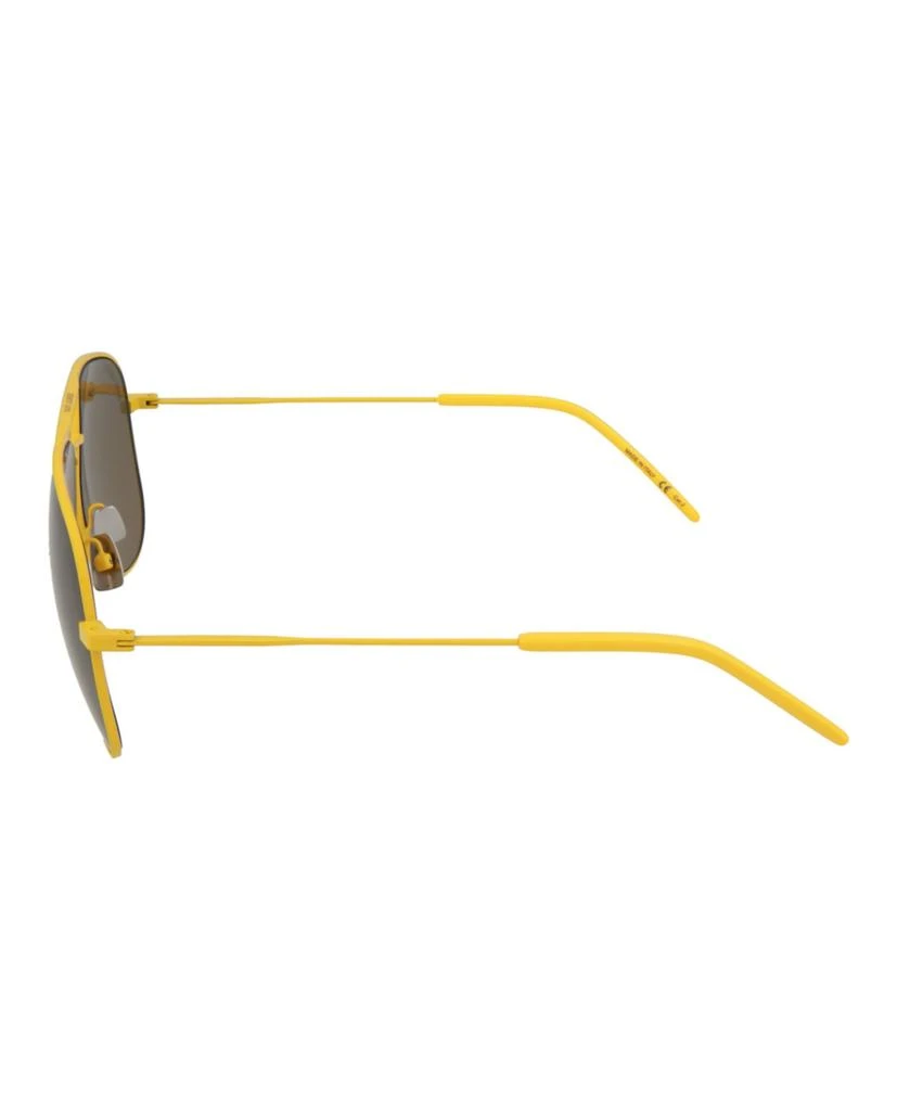 Saint Laurent Aviator-Style Metal Sunglasses 3