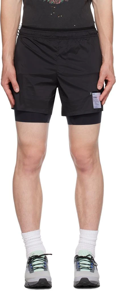 Satisfy Black TechSilk 8" Shorts 1