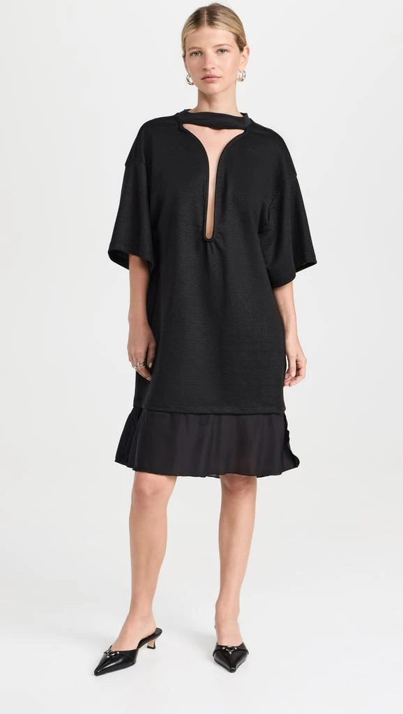 Victoria Beckham Frame Cut-Out T-Shirt Dress 4