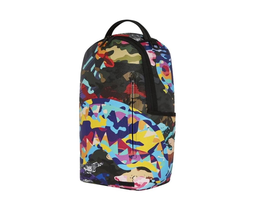 Sprayground Sprayground Sliced And Diced Camo Backpack Multicolor 910B4747NSZ