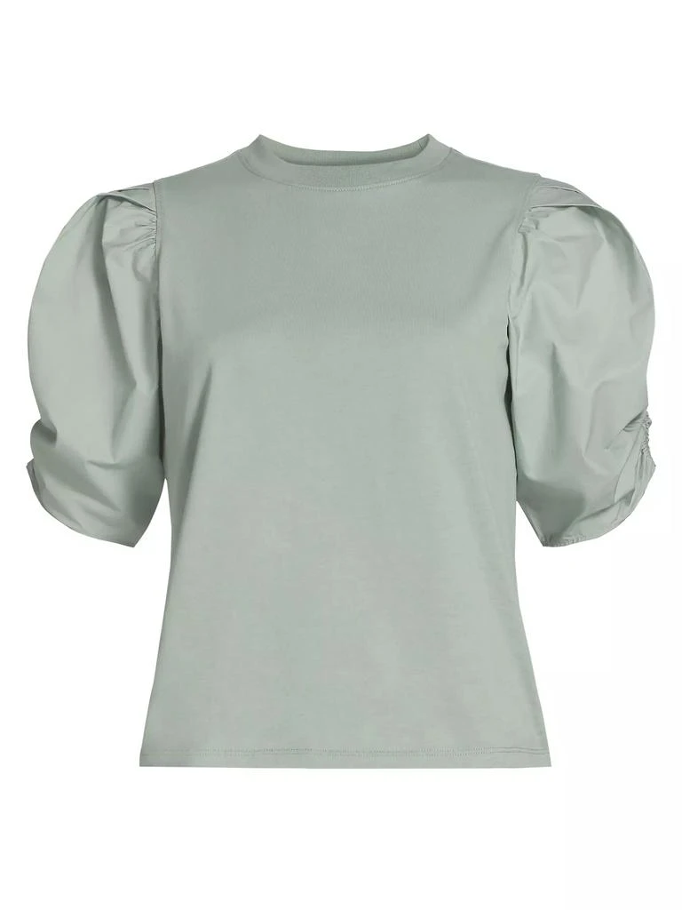 FRAME Cotton Puff-Sleeve T-Shirt 1