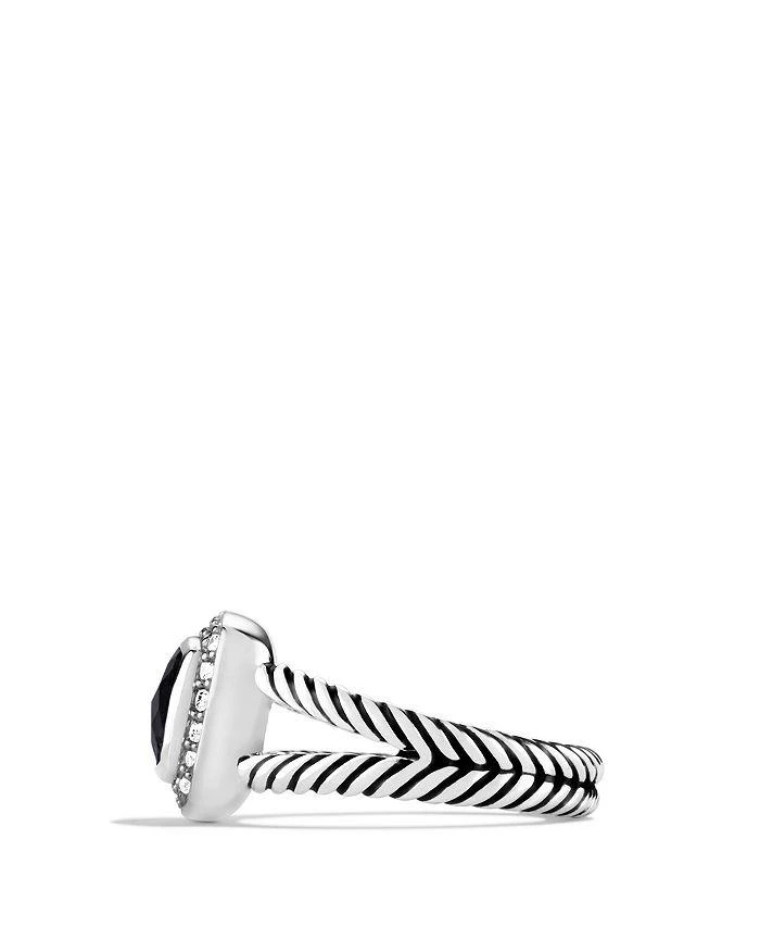 David Yurman Petite Albion Ring with Gemstone and Diamonds 4