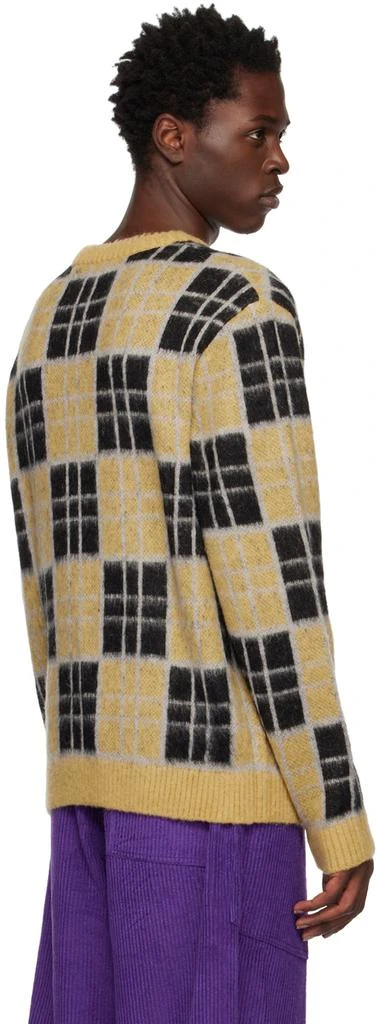 Awake NY Yellow Check Sweater 3