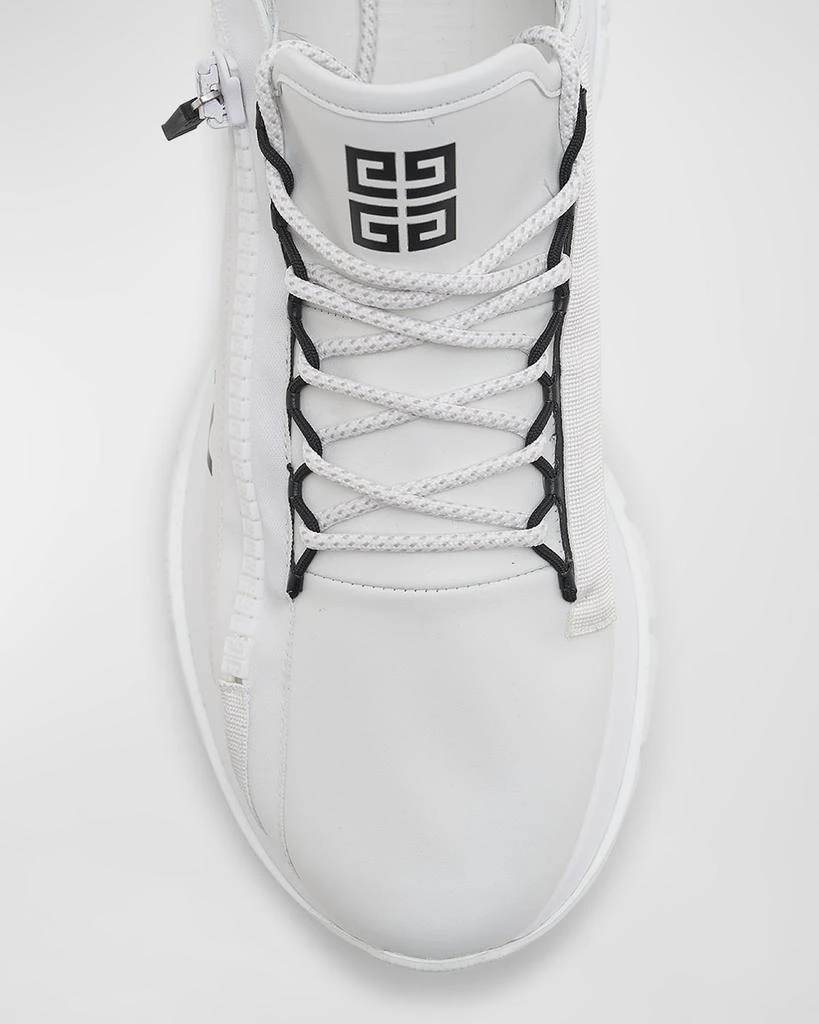Givenchy Men's Spectre Leather Side-Zip Runner Sneakers 4