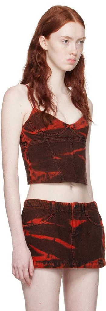 Miaou Red Kiko Denim Tank Top 2
