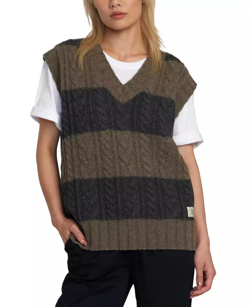 RVCA Juniors' Chefs Kiss V-Neck Sweater Vest