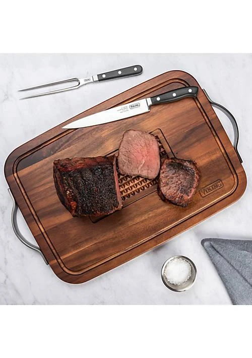 Viking Carving Board with Handles