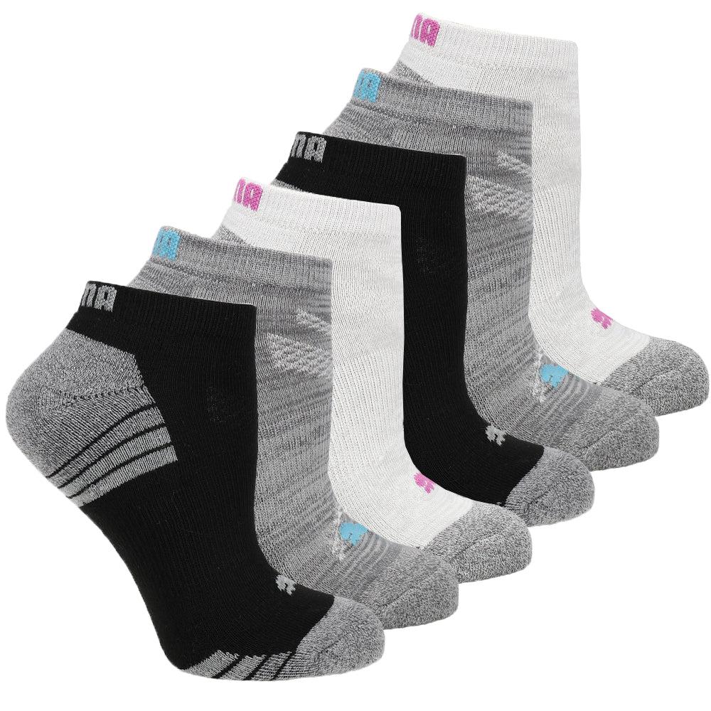 Puma 6-Pack 1/2 Terry Low Cut Socks