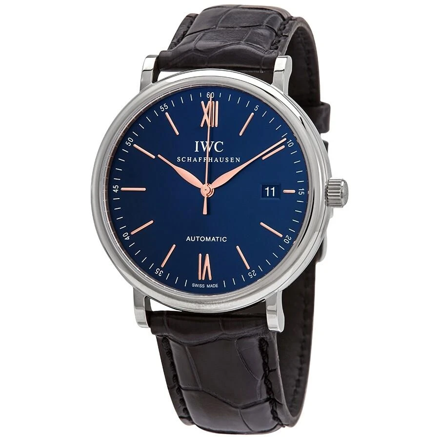 IWC Schaffhausen Portofino Automatic Blue Dial Men's Watch IW356523 1