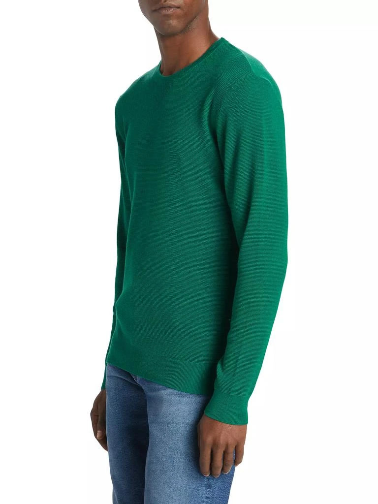 Saks Fifth Avenue COLLECTION Cotton-Blend Crewneck Sweater 4