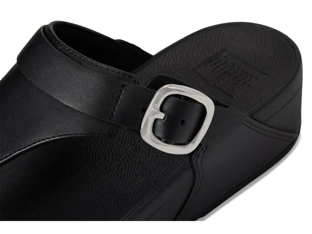 FitFlop Lulu Adjustable Leather Toe Post Sandals 6