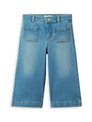 Janie and Jack Little Girl
s
Girl
s Stretch Wide-Leg Jeans