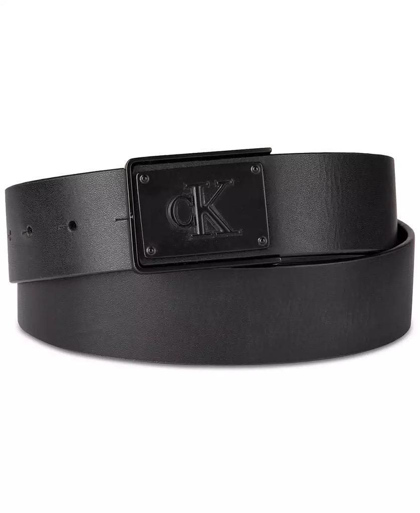 Calvin Klein Men's Track Lock CK Logo Belt