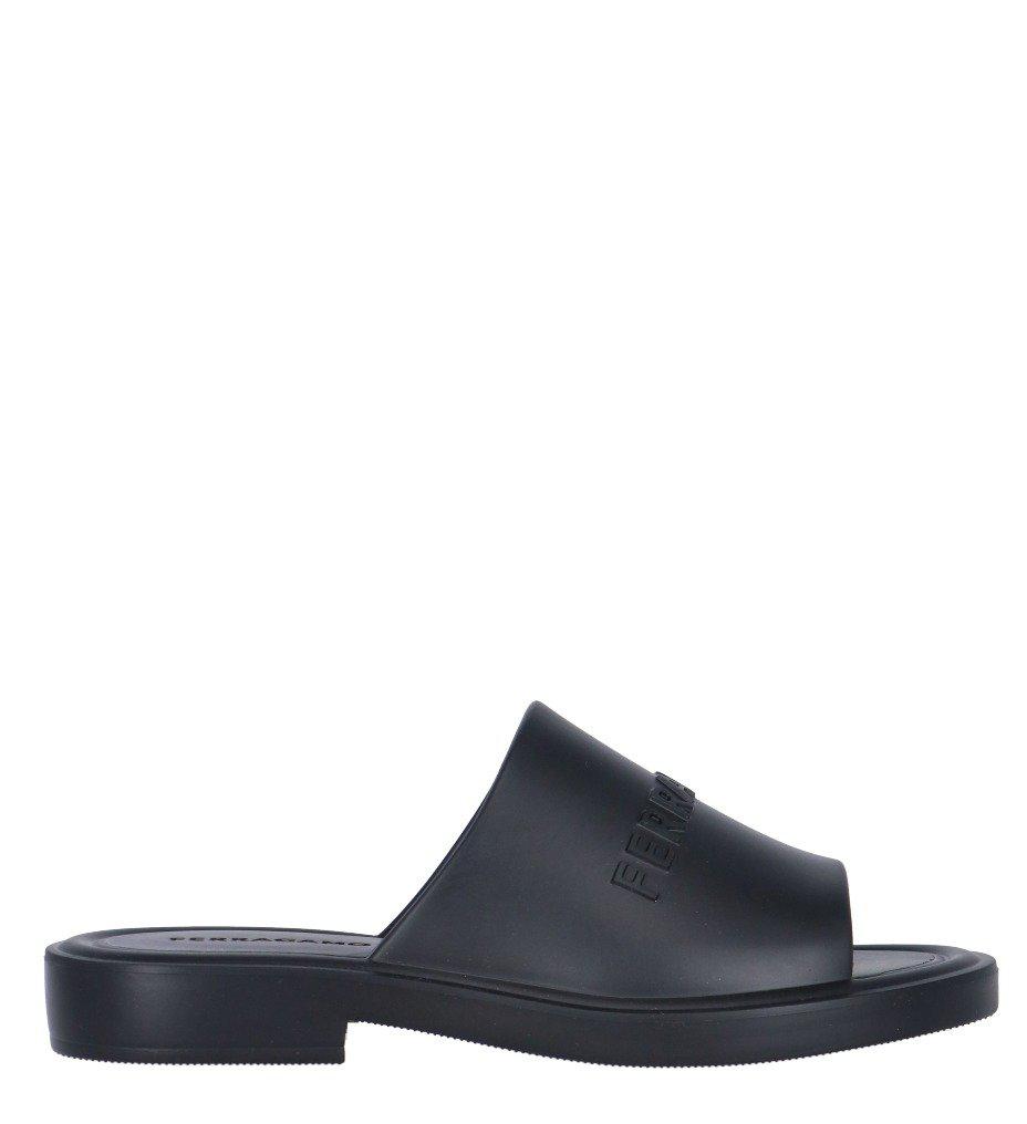 【送料&関税込】Ferragamo Logo Embossed Slip-on Sandals Ferragamo Logo Embossed Slip-on Sandals | italist