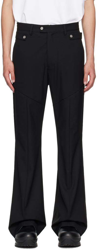【関税込み】C2H4 ブラック Tulwar Cut Military カーゴパンツ C2H4 Black Tulwar Cut Military Cargo Pants - Clothing