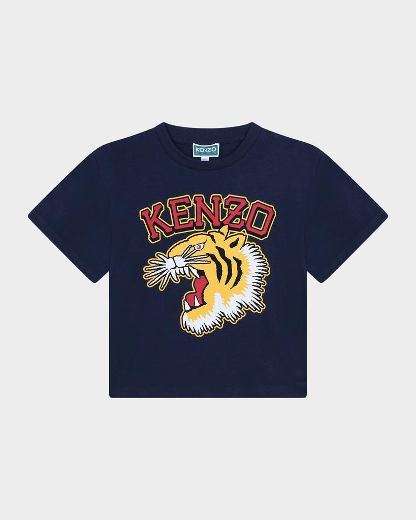 Kenzo Boy's Classic Animal & Logo-Print T-Shirt, Size 8-14