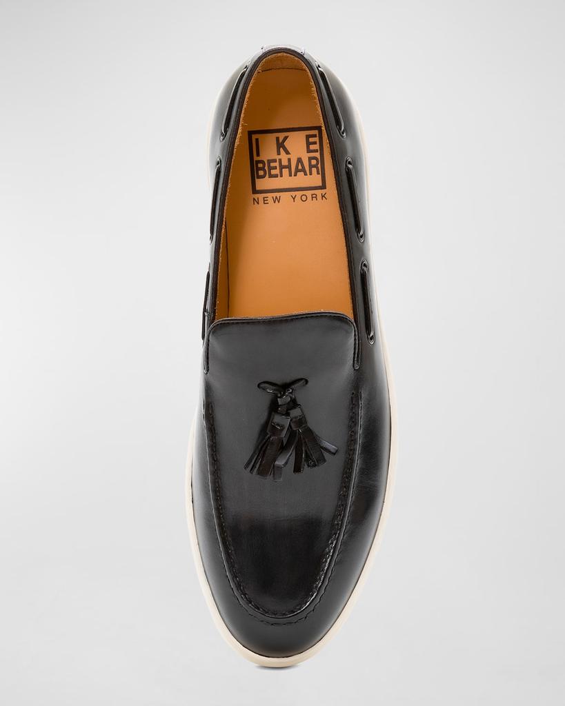 Ike Behar Men's Success Leather Tassel Loafers