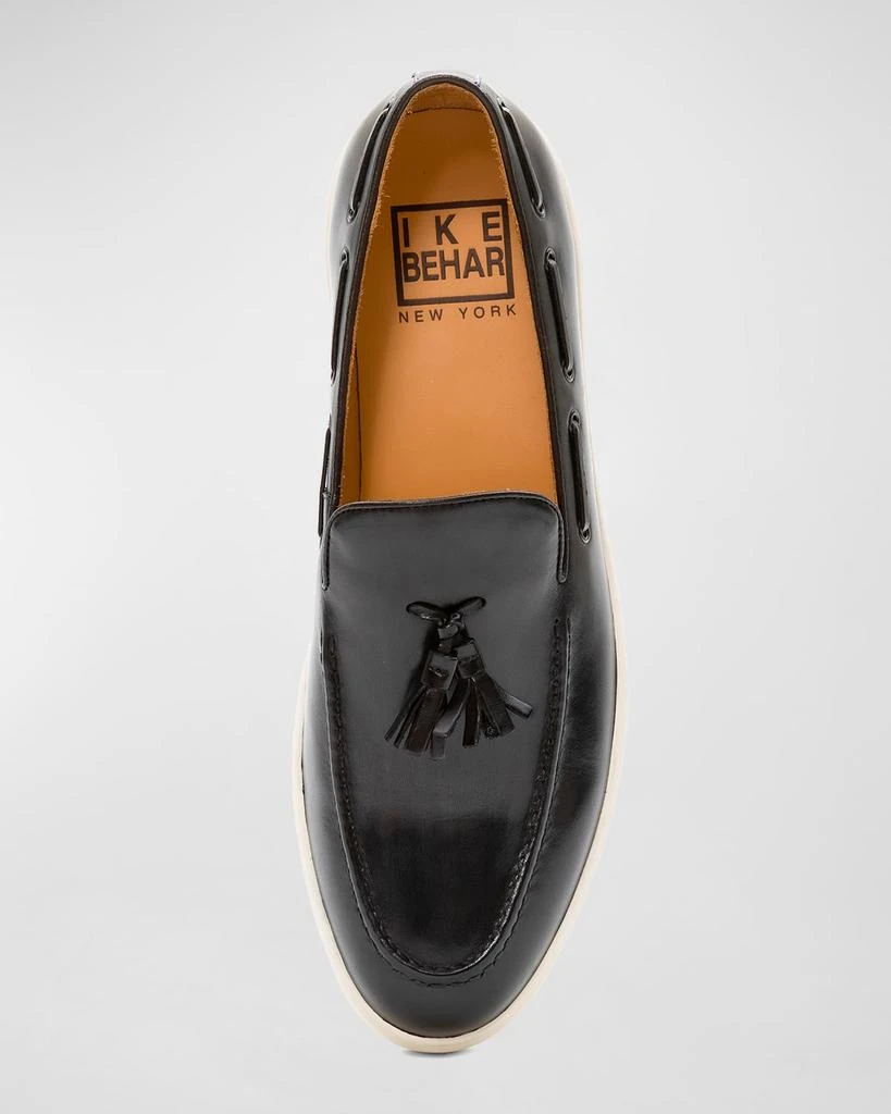 Ike Behar Men's Success Leather Tassel Loafers 2
