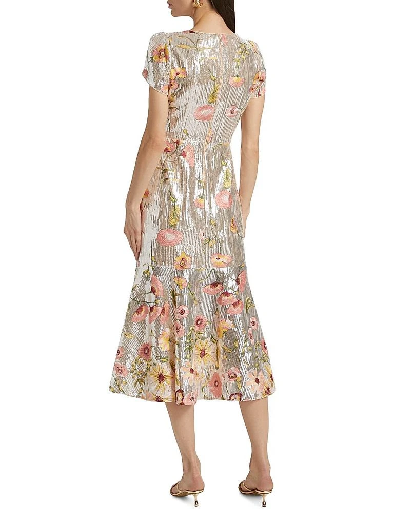 sachin and babi light blue dress Kristia Flounce Ruffle Mini Dress