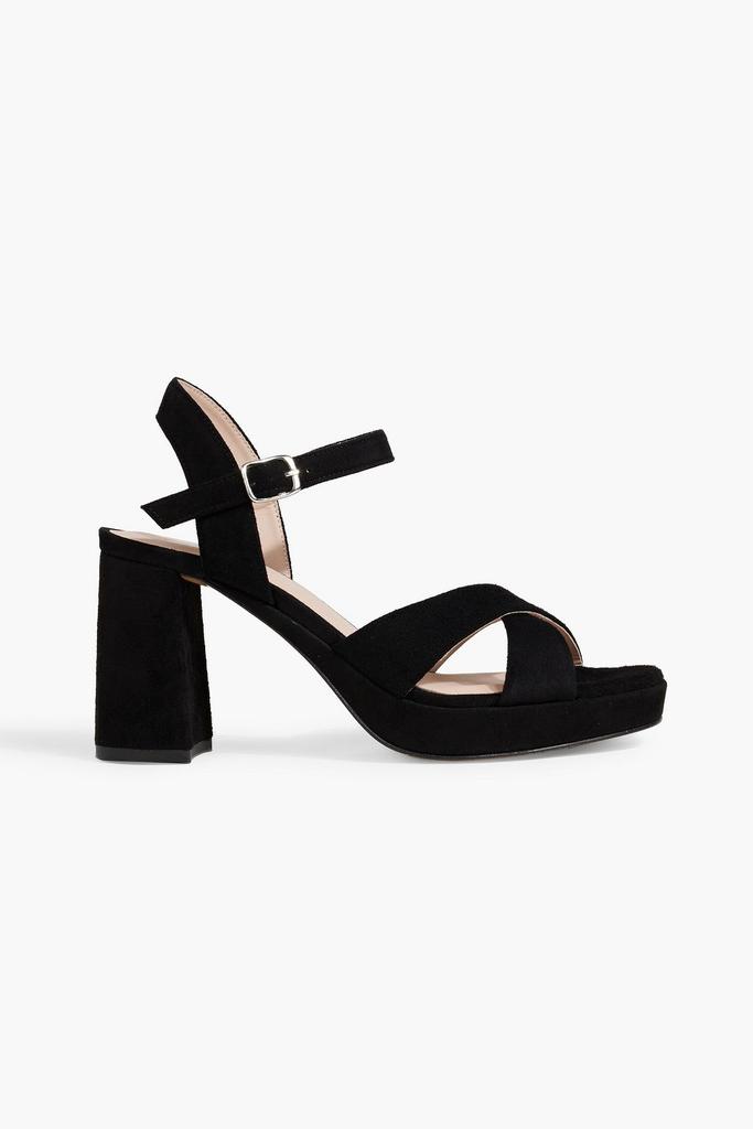 IRIS & INK Estelle suede platform sandals