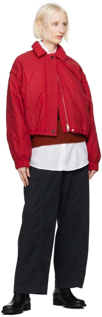 YMC YOU MUST CREATE Red Heath Bomber Jacket 4