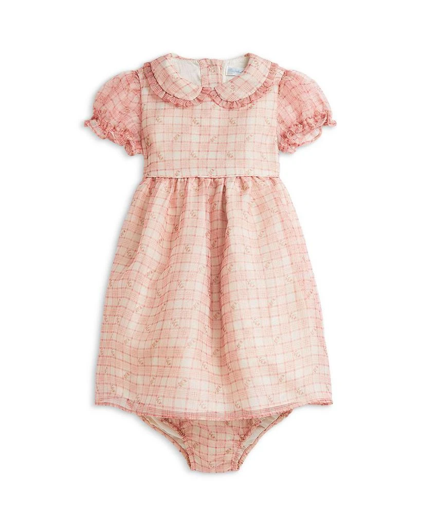 Ralph Lauren Girls' Floral Plaid Organza Dress & Bloomer - Baby 1